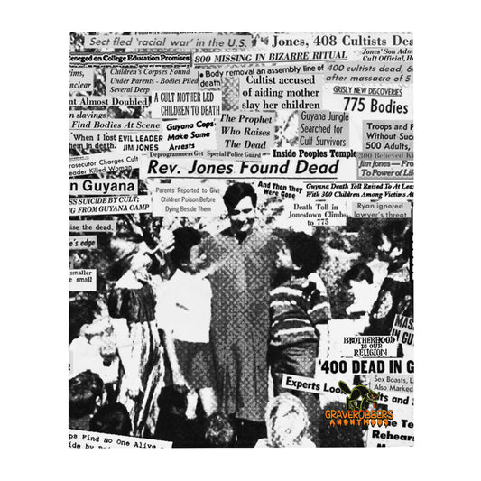 People's Temple Throw Blanket